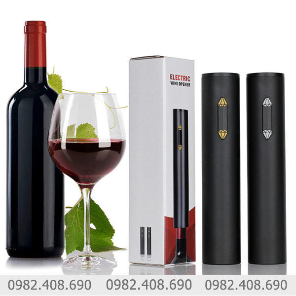 Dụng cụ mở rượu vang bằng pin nút kim cương