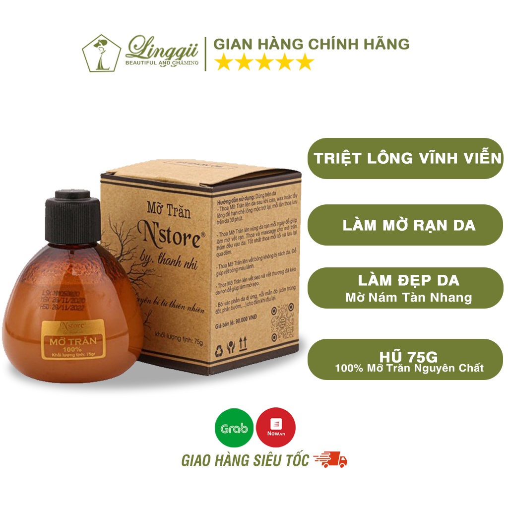 Mỡ trăn nguyên chất chính hãng triệt lông vĩnh viễn - linggii