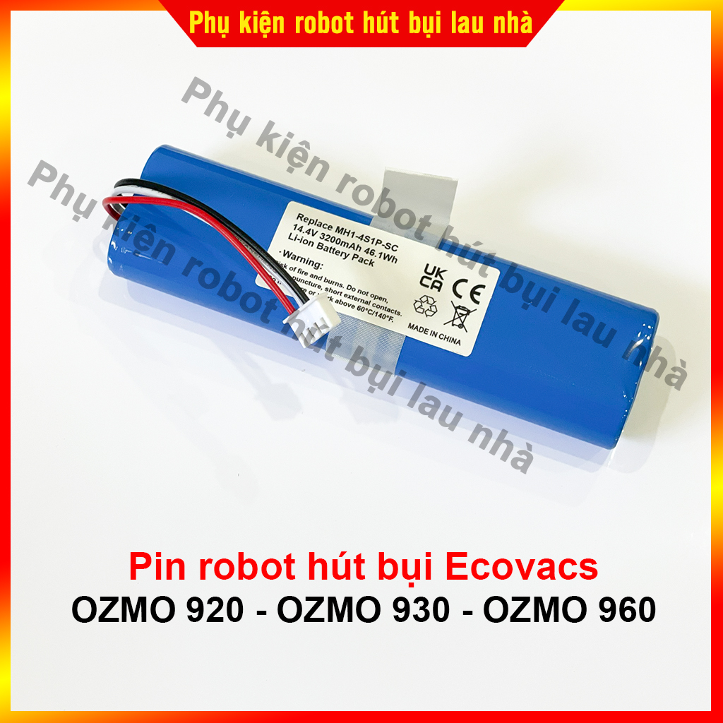 Pin robot hút bụi ecovacs ozmo 920 - ozmo 930 - ozmo 960 - bảo hành 3 tháng