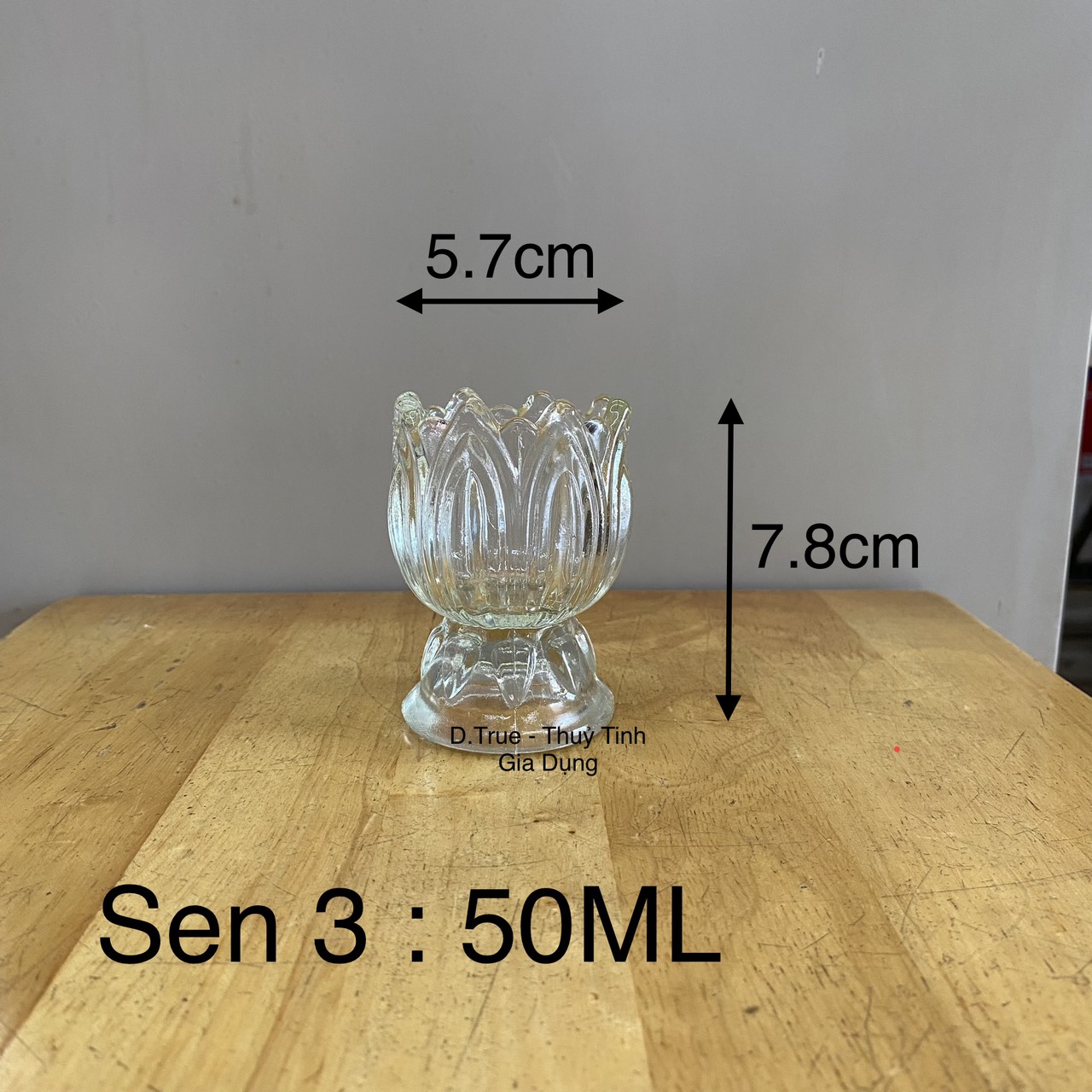 Hộp 6 ly sen 3 thủy tinh