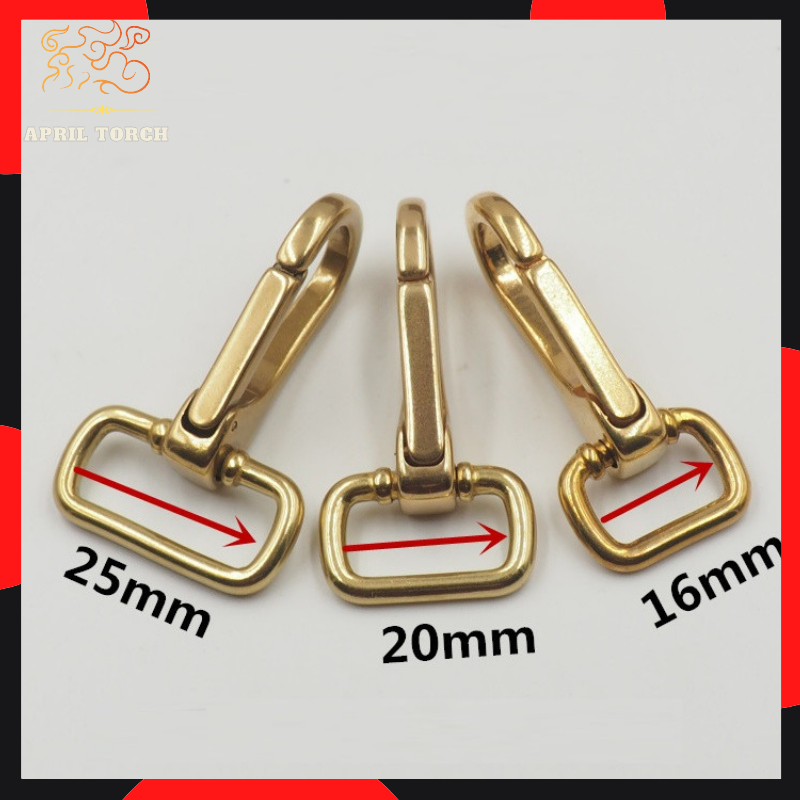 Đồng Thau Nguyên Chất)Moc Khoa-Móc khóa-Móc treo-Móc Chìa Khóa-Móc Túi Quần-Moc khoa-Moc Khoa Xe -Moc khoa nhiều size - Đáy Vuông Di Chuyển Được
