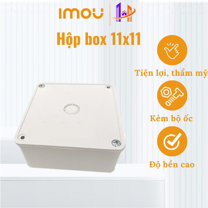  Hộp Box Kỹ Thuật Camera 11x11 Bao Viền Chống Nước Chống Cháy Nổ Chuyên Dùng Cho Camera - Loại Xịn 