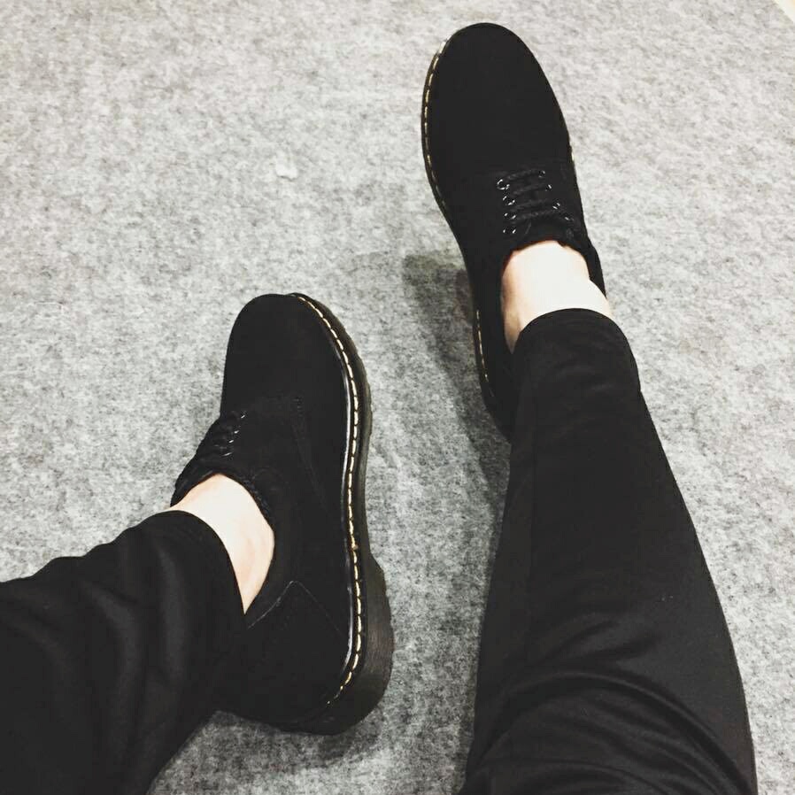 Giày da lộn nam Dr Martens 1461 England Da Bò Cao Cấp Đế Cao Su Êm Cực Bền Made in VIETNAM