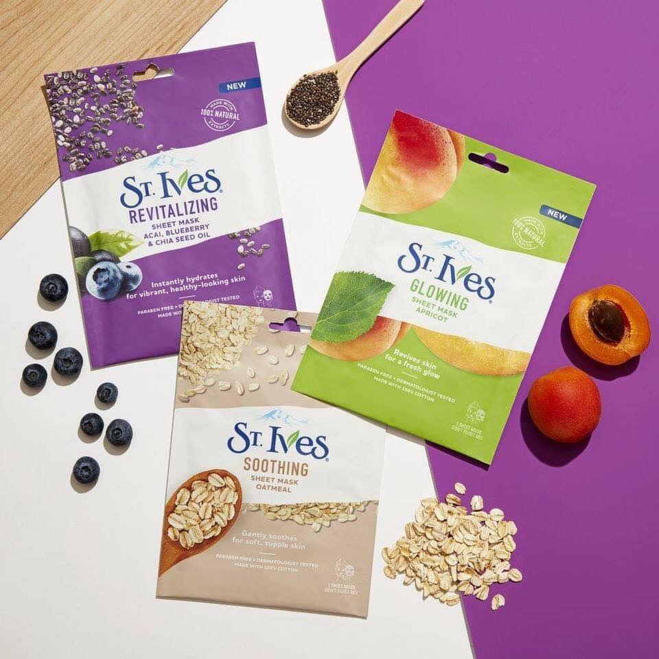 Mặt nạ giấy st.ives sheet mask 23ml - apricot