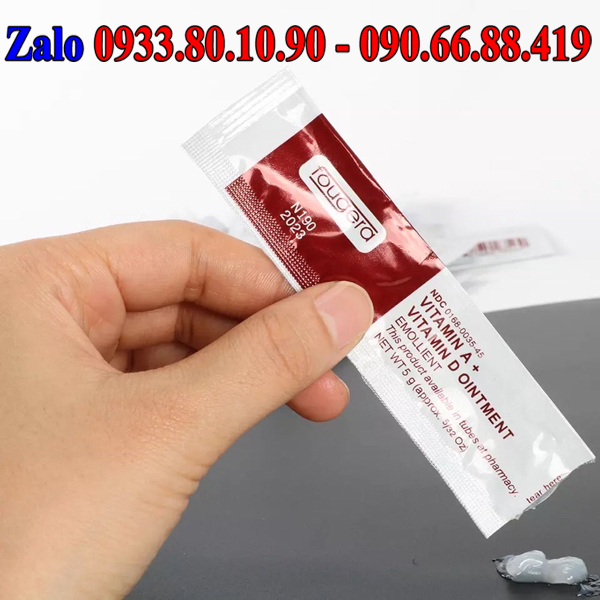 Set 100 Gói - Dưỡng vitamin A+, vitamin D Môi Mày sau phun xăm