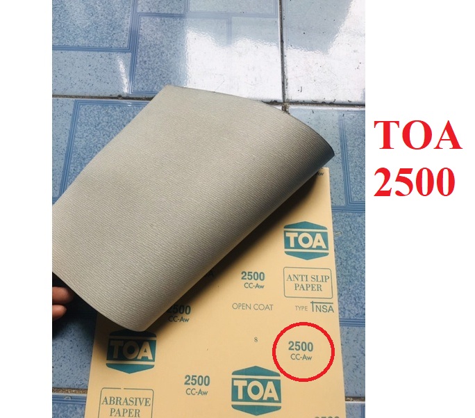 Giấy nhám toa - độ nhám 2500
