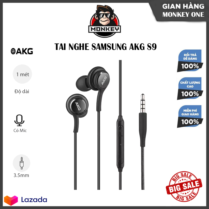 Tai nghe samsung giá giẻ, tai nghe dây akg s9, s8,note 8, note 9,... tai nghe smartphone có dây, giắc căm 3.5 phổ thông, tai nghe chống ồn đầu mút cao su, tai nghe samsung akg hàng tốt