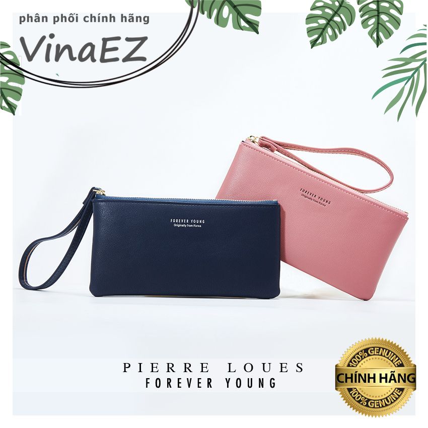 [FREESHIP]bóp ví mini nữ đựng thẻ hiệu Forever Young mẫu dài đẹp xinh để thẳng tiền, đựng vừa điện thoại 62inch, thẻ ngân hàng - VI00330