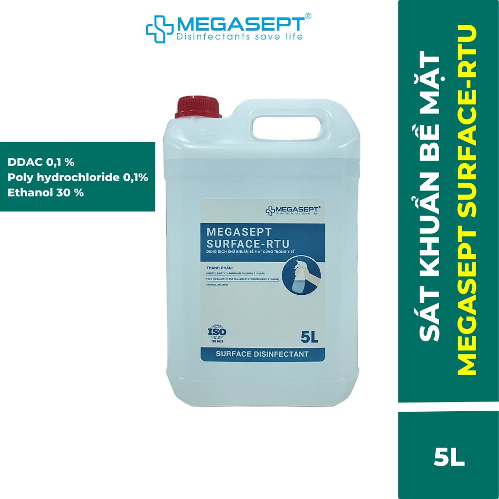 Dung Dịch Sát Khuẩn Bề Mặt Megasept Surface-Rtu 5L