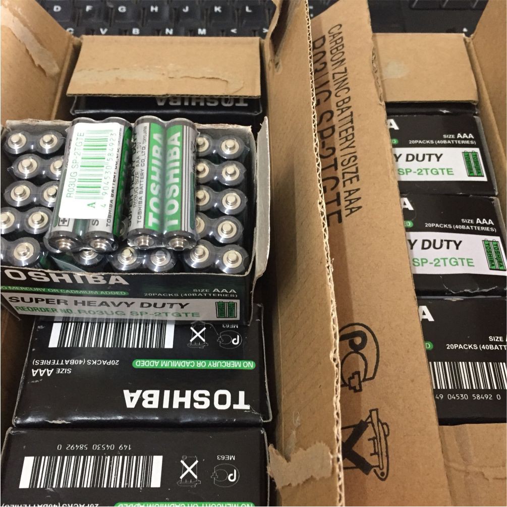 20 viên pin đũa, nhí, AAA Toshiba (10 cặp)