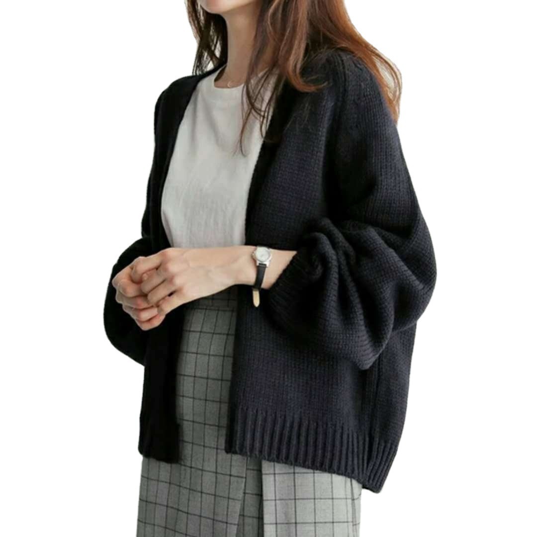 Áo khoác cardigan len dáng Hàn Quốc form rộng KL07