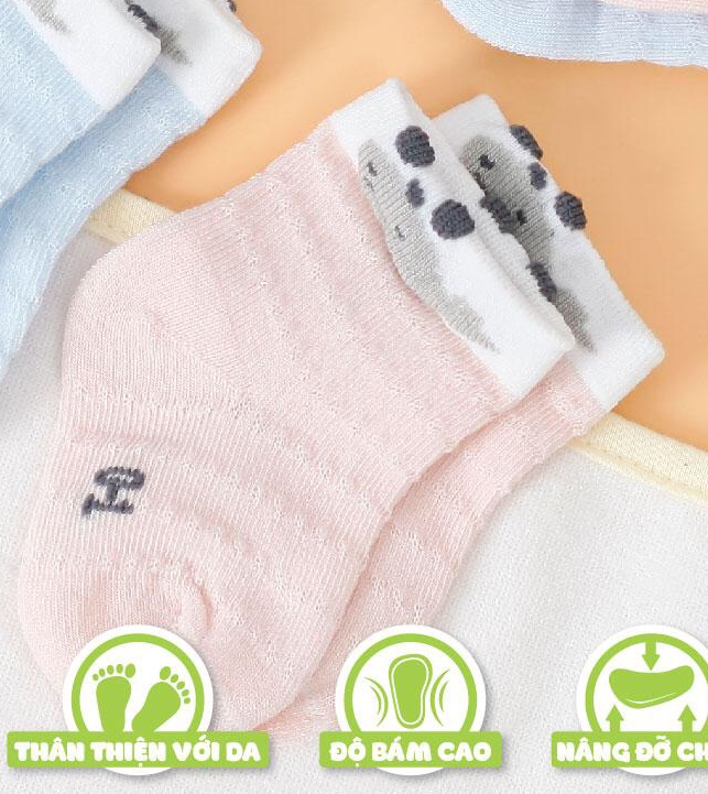 Vớ chân tất lưới cho bé từ 0- 12 tháng - ualarogo