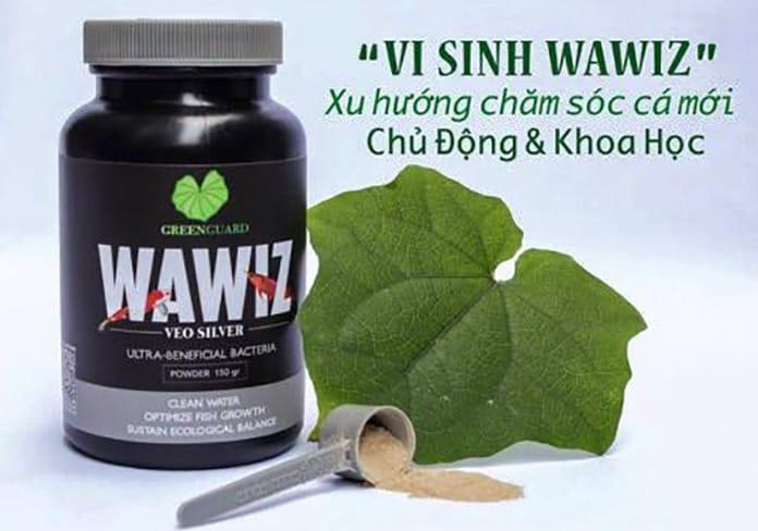 Men vi sinh WAWIZ - VEO SILVER xử lý nước cho hồ cá koi- cá rồng lọ 150gr
