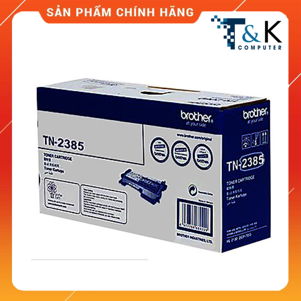 Brother TN-2385 Toner Mực Cho Máy In HL-L2321D, HL-2361DN, HL-2366DW, MFC-L2701D, MFC-L2701DW - Hàng Chính Hãng