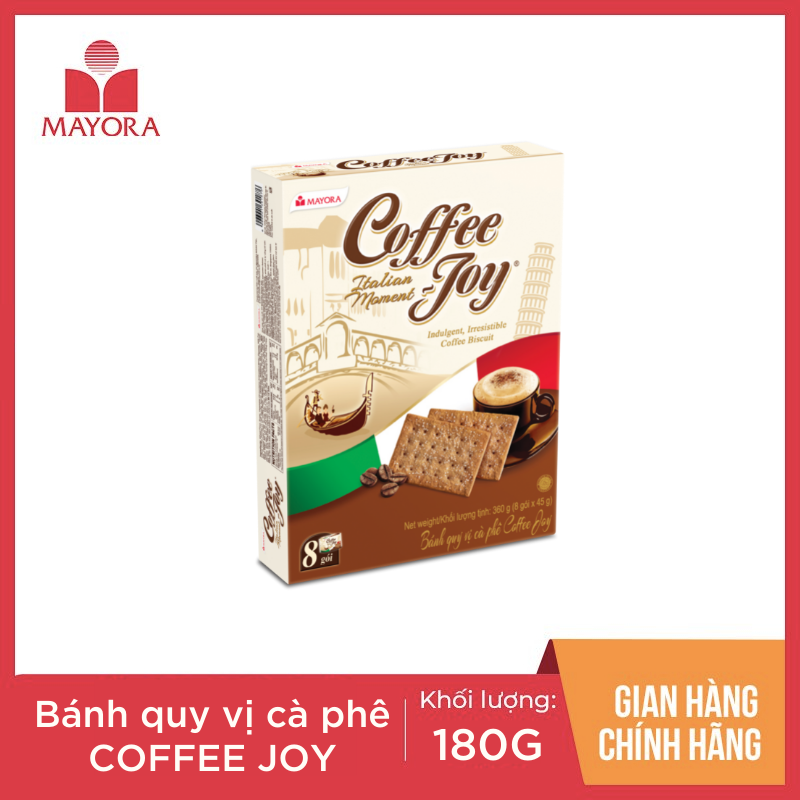 BÁNH QUY VỊ CÀ PHÊ COFFEE JOY 180G