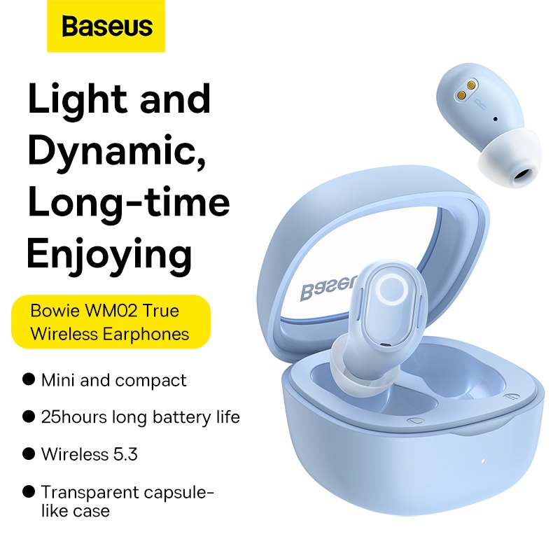 Tai nghe không dây Baseus Model Bowie WM02 Bluetooth V5.3