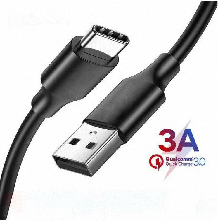 Cáp sạc nhanh usb ra type-c qc3.0 3a