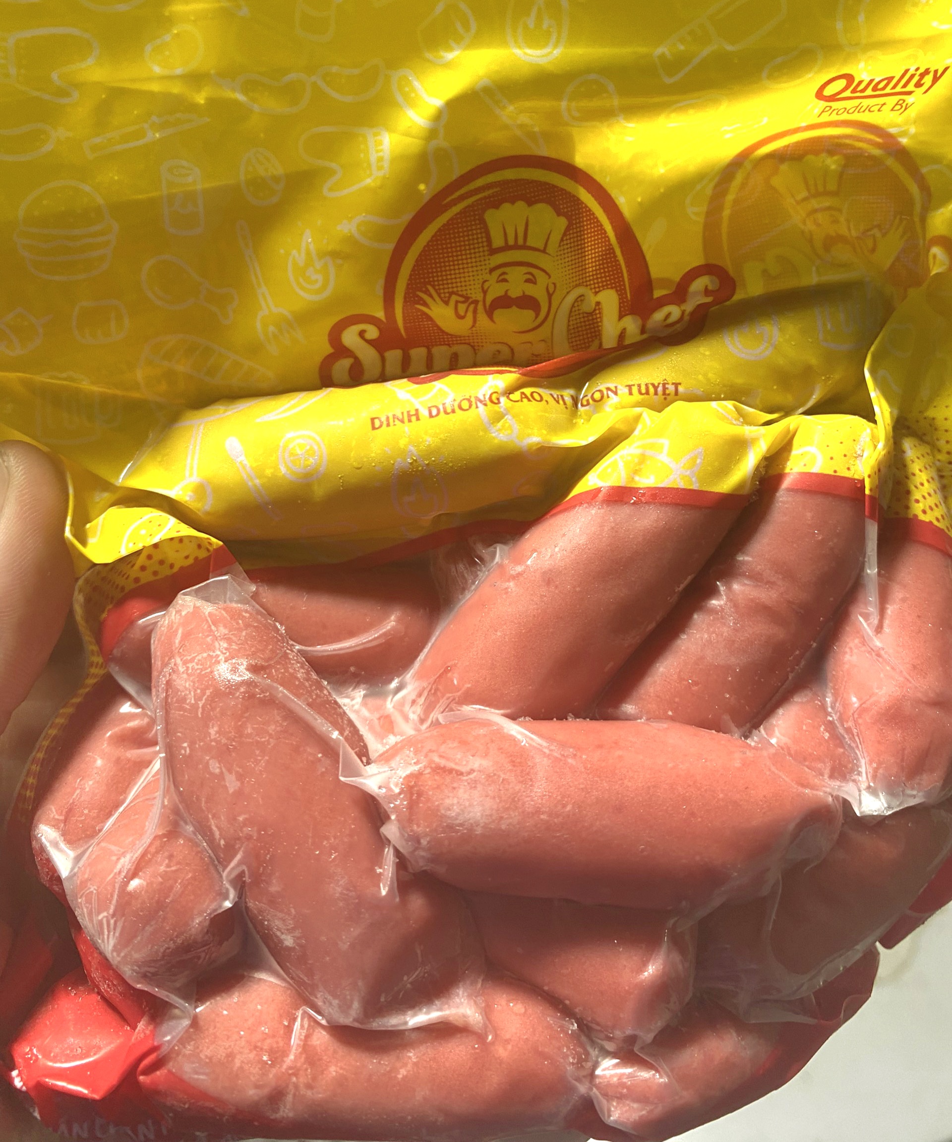 500gr xúc xích đỏ Superchef CP