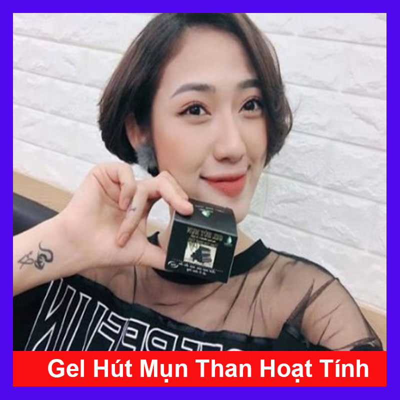 Gel lột mụn than tre hoạt tính Ngân Bình 50g giúp lột mụn đầu đen mụn cám làm sạch bụi bẩn trên da thanh lọc da loại bỏ tế bào chết