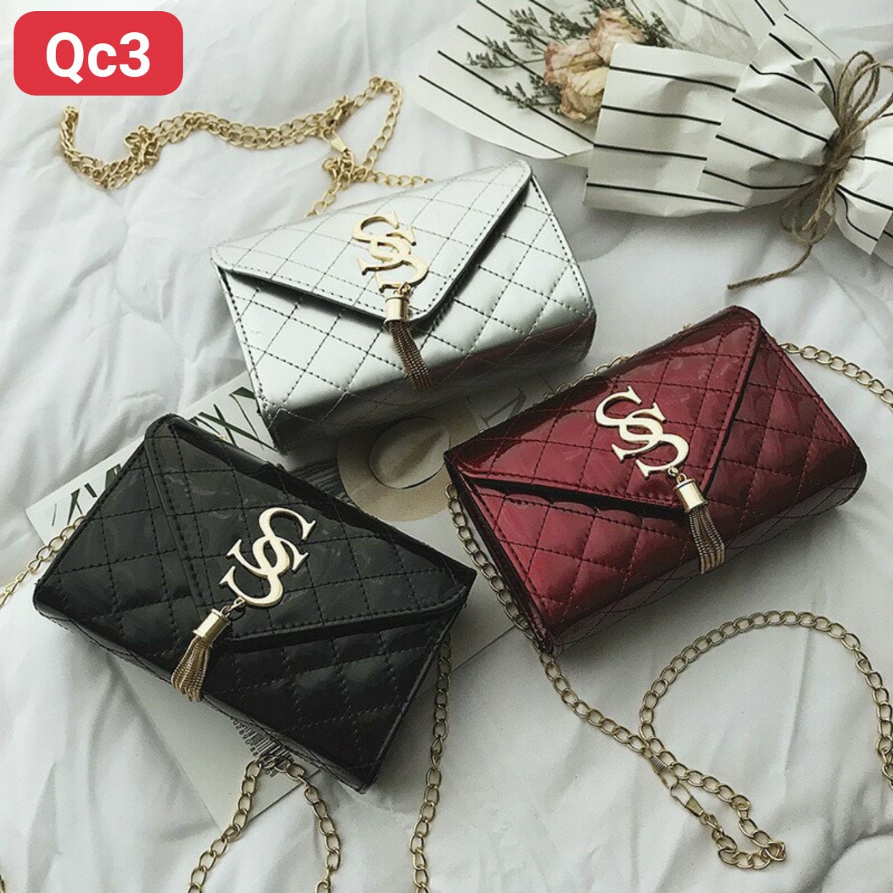 Túi đeo chéo da qc3