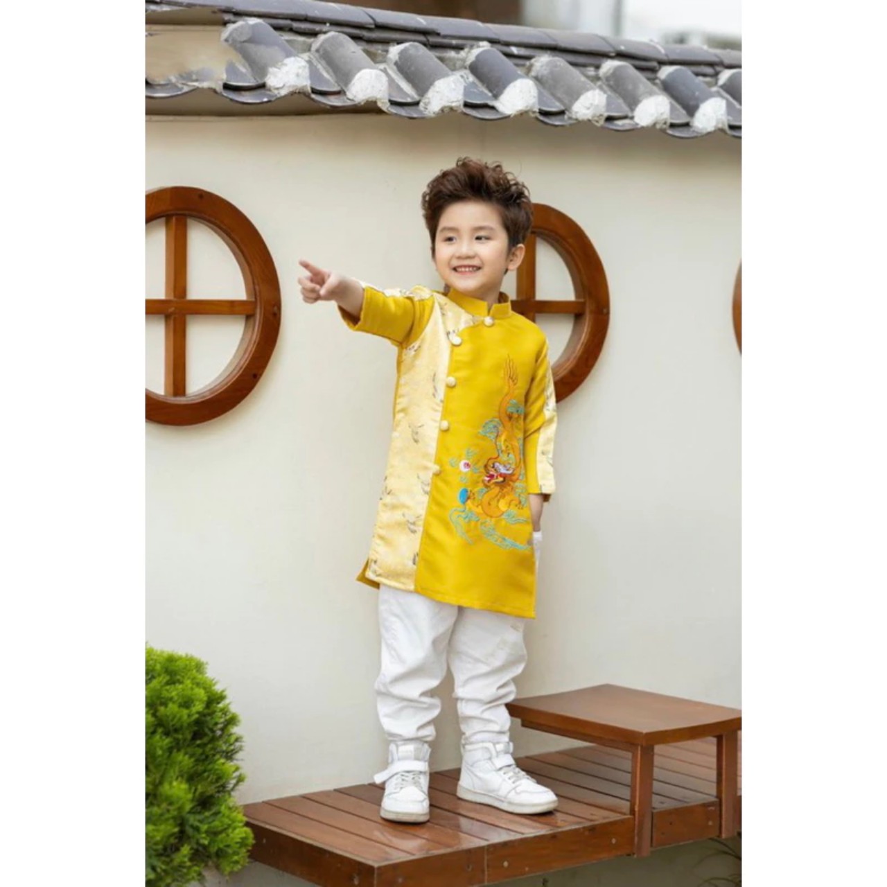 Cách tân NHUNG RỒNG cho bé trai
