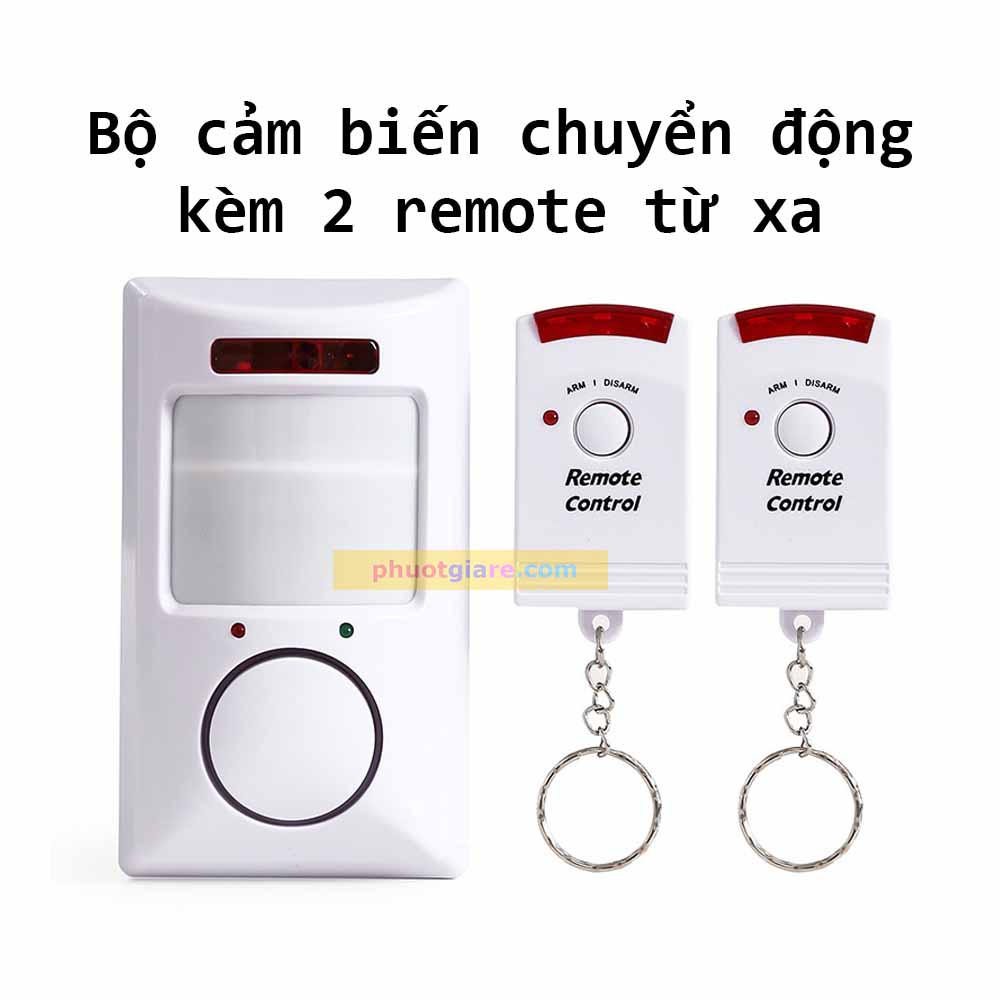 Bộ báo động không dây có điều khiển từ xa