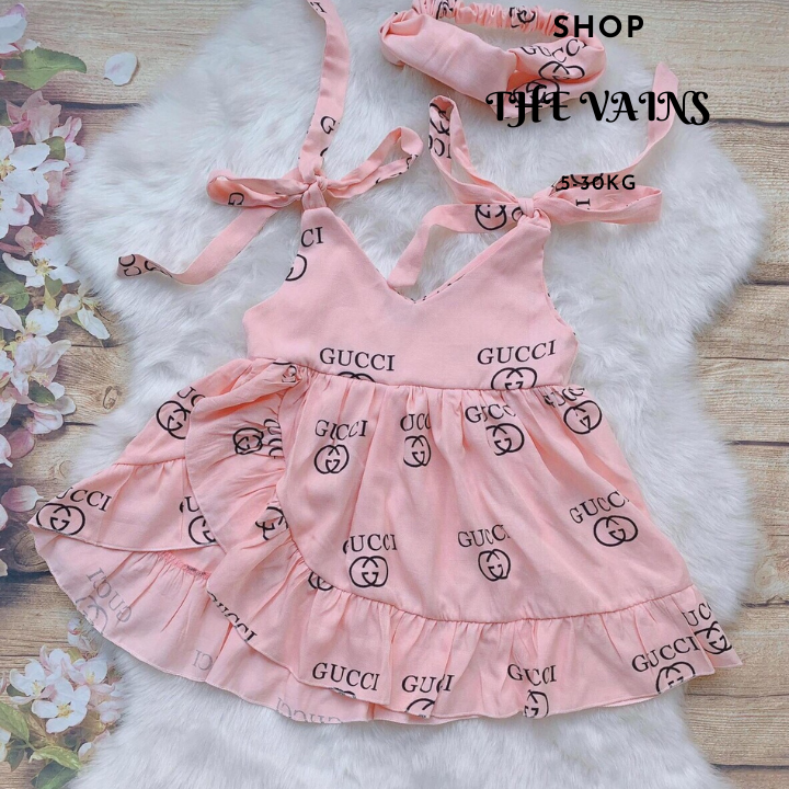 [HCM]VÁY GUCCCI THIẾT KẾ ĐẸP SANG TẶNG KÈM TUBAN 4-30KG