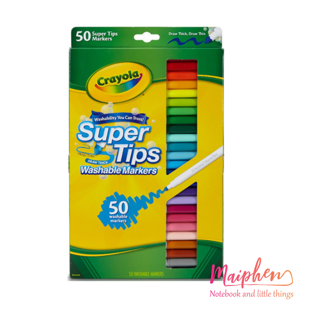 Bút Crayola Super Típ Bán lẻ - Bút marker viết calligraphy, làm Bullet journal giá học sinh