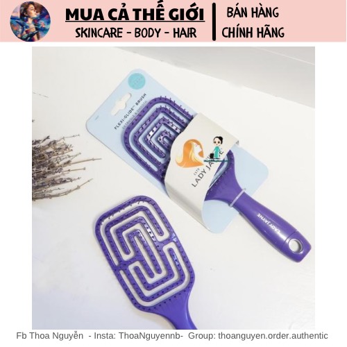 Lược gỡ rối Lady Jayne Flexi Glide Detangling Úc