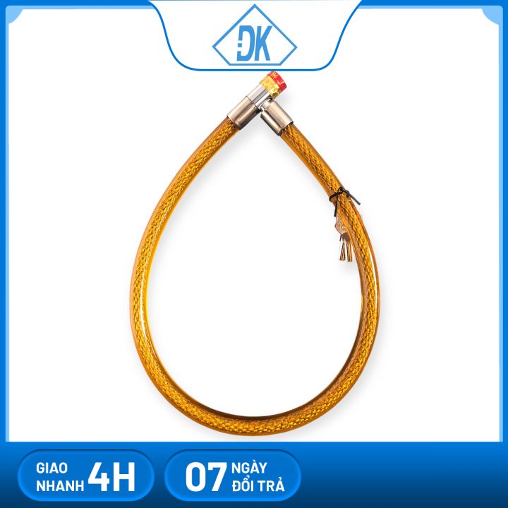 Ổ khóa dây dùng chìa loại lớn cáp to dày siêu an toàn dây dài 80cm - Đăng Khoa 79 - khoá xe máy, khóa xe đạp, khoá cổng, dây cáp bọc nhựa, dây khóa xe
