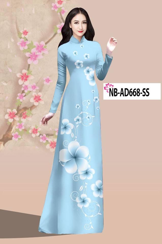 Giảm Giá Vải Áo Dài 3D Hoa Lan Thái Tuấn - Beecost