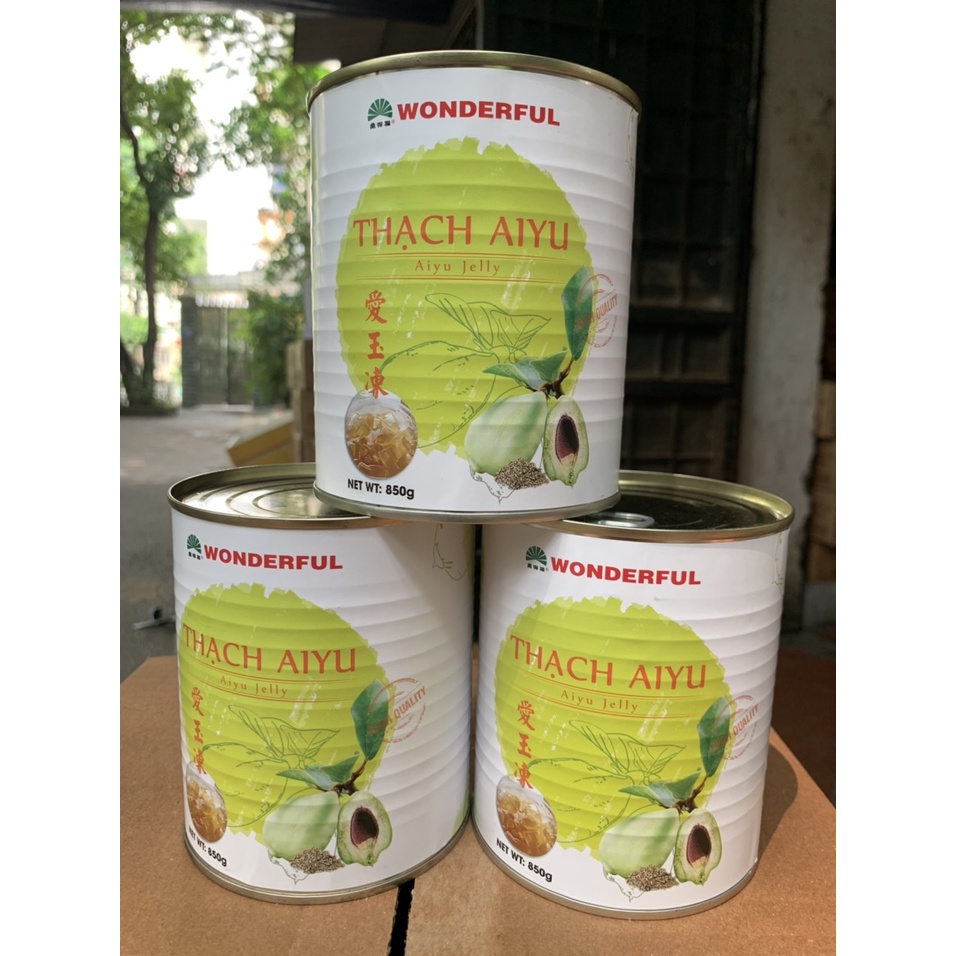Thạch Aiyu Đài Loan Wonderful Lon 850g - Topping Thơm Ngon