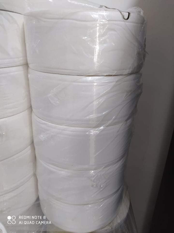Combo 5 cuộn 700g giấy vệ sinh công nghiệp cuộn lớn 700gam