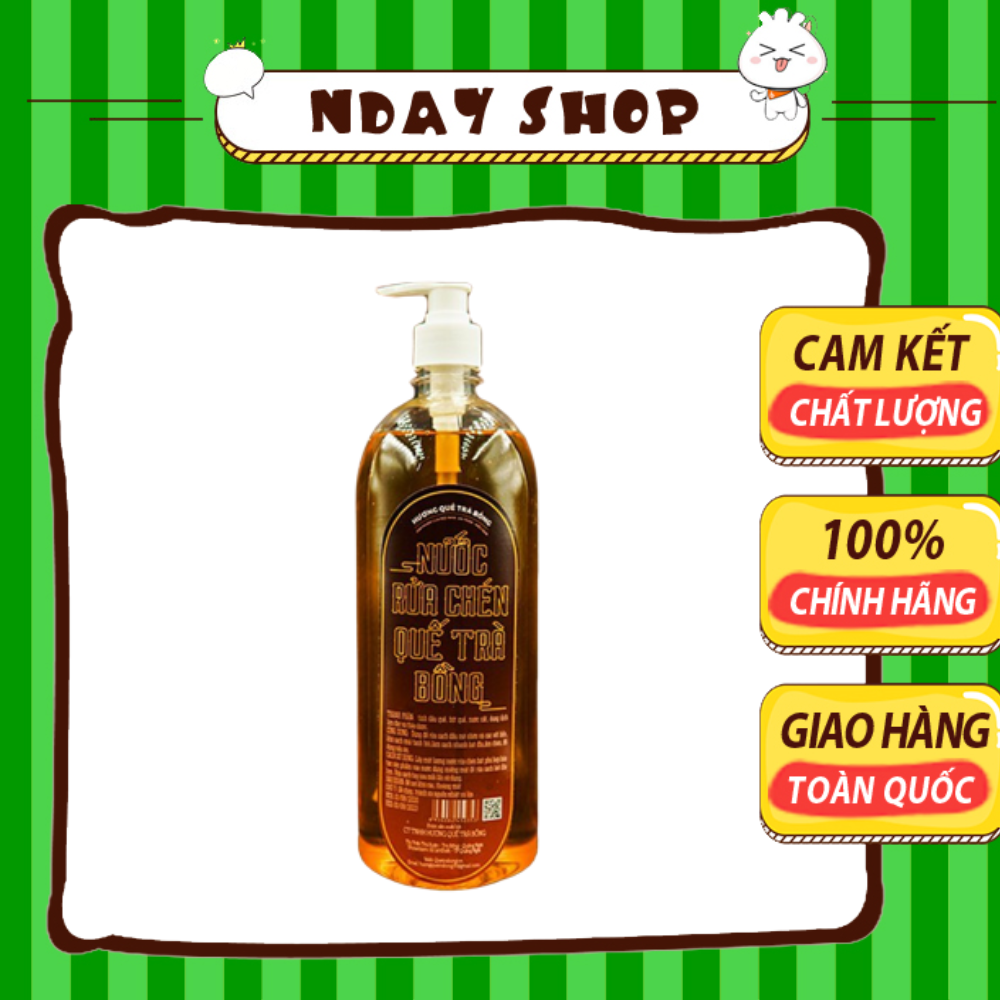 Nước rửa chén quế trà bồng đậm đặc - nday shop ndque002