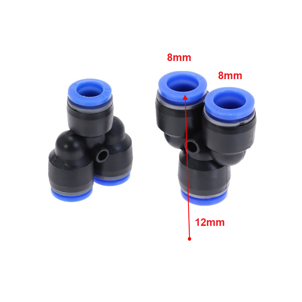 2 cái chia chữ y từ ống 12 ra 2 đầu ống 8mm