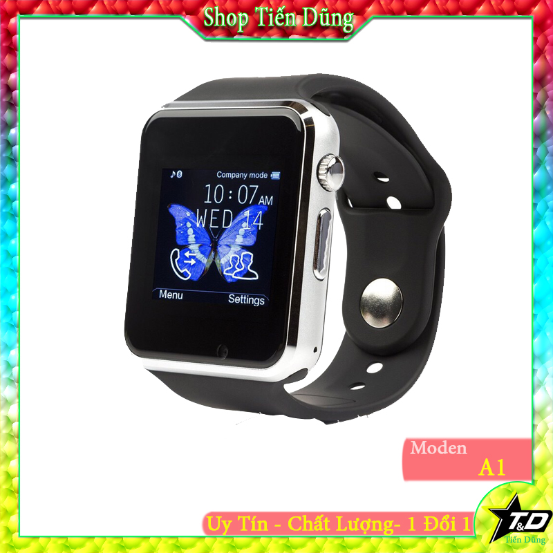 Đồng Hồ thông minh Smart Watch A1 sử dụng sim nghe gọi màn hình cảm ứng tích hợp camera hỗ trợ thẻ nhớ bluetooth nghe nhạc thỏa thích