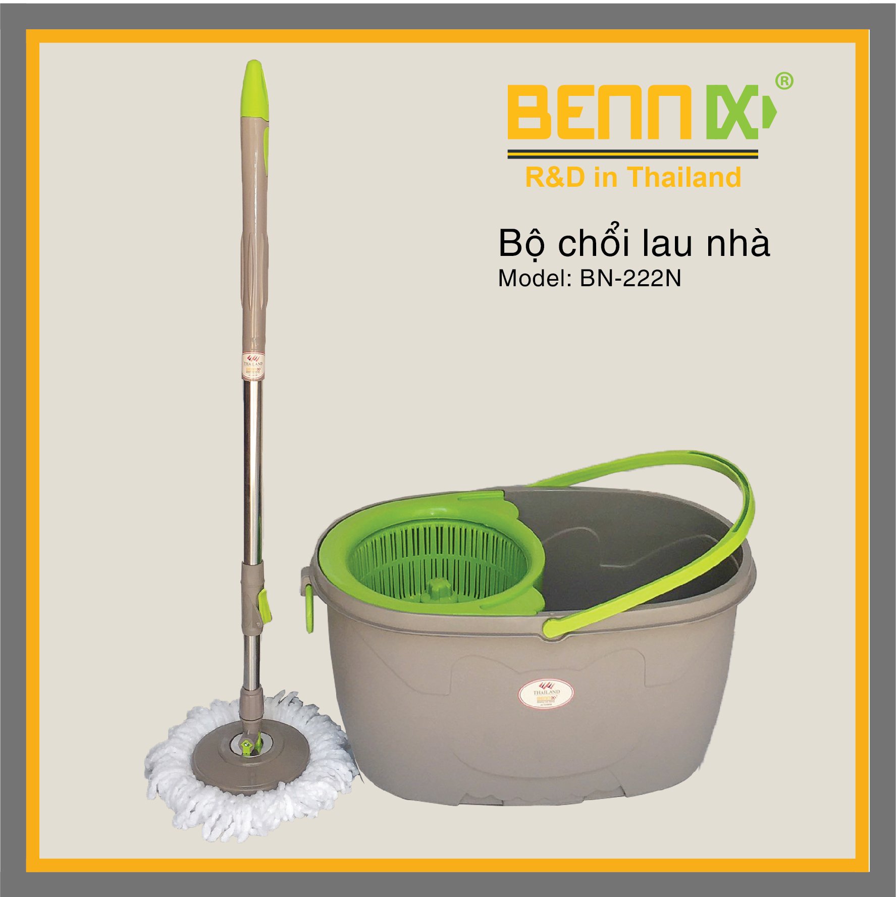 Cây lau nhà thông mình thái lan bennix bn-222n