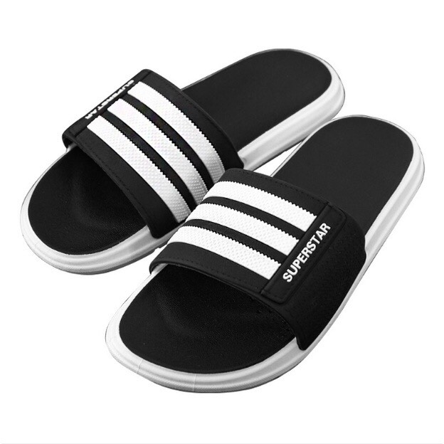 Dép THỂ THAO SuperStar 3 SỌC Nam Nữ Đúc Nhựa Dẻo Đi ÊM, Dép Đôi Siêu Bền Đẹp Êm Chân ,Hàng Quảng Châu