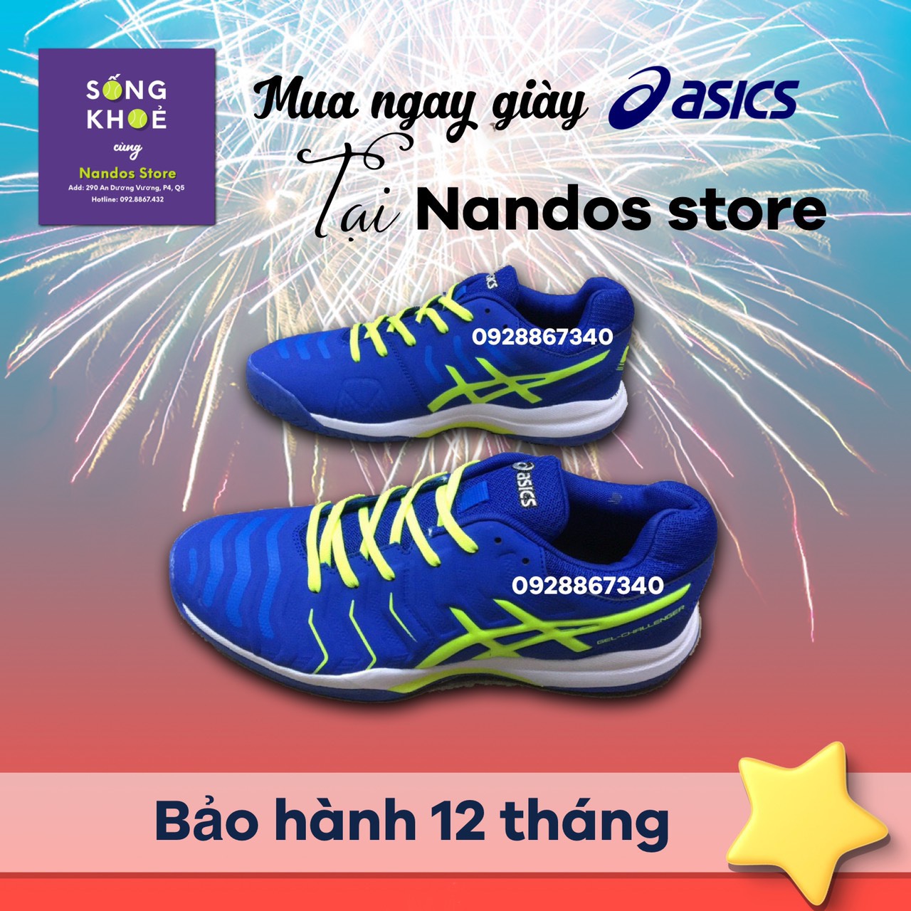 [HCM][GIẢM GIÁ 34%] GIÀY TENNIS THƯƠNG HIỆU DJOKOVICMIZUNO
