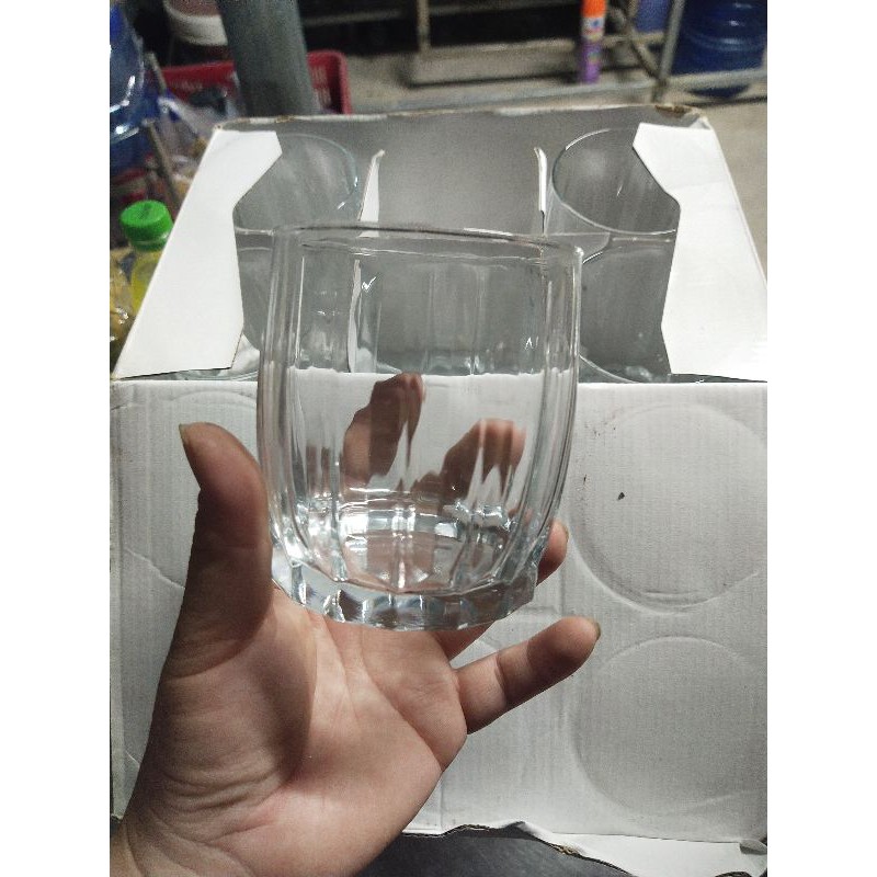 Bộ 6 Cốc - Ly Uống Rượu Tây, Uống Nước,Uống Cafe Thuỷ Tinh Pha Lê Màu Cao Cấp Chịu Nhiệt Cả