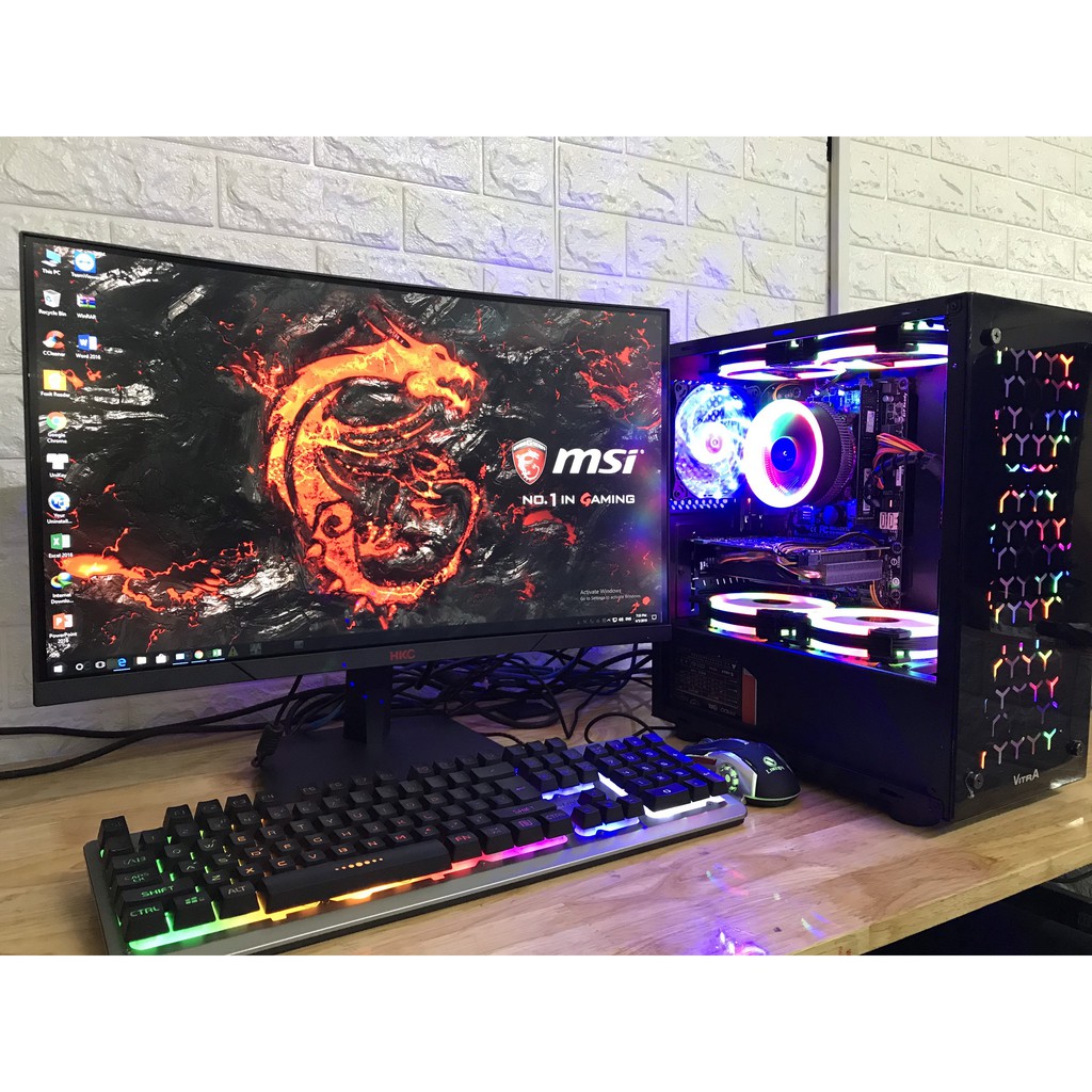 [Xả Kho] Bộ máy tính cấu hình cao Ram 8GB, ổ cứng 500GB bảo hành 12 tháng