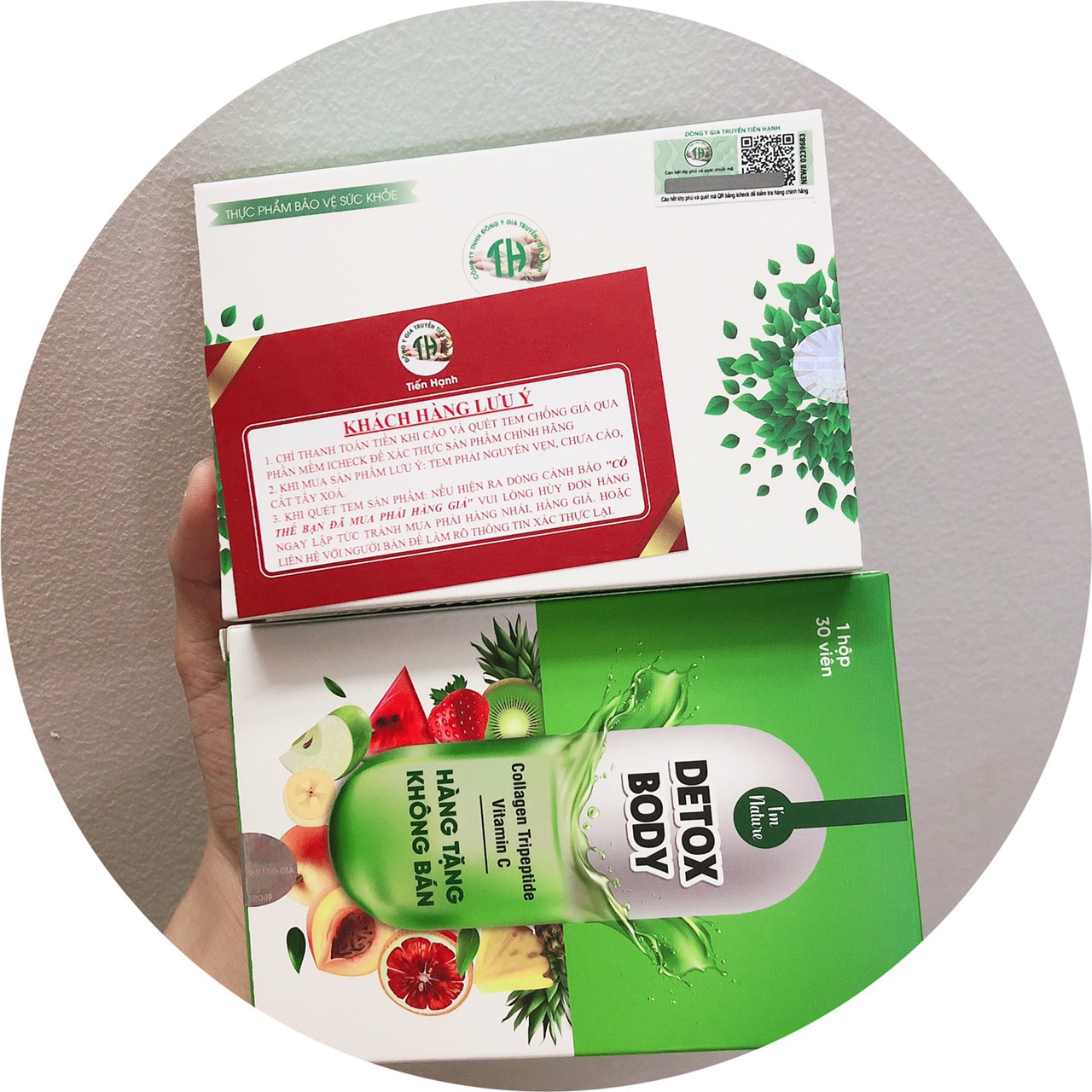 Trà giảm cân TIẾN HẠNH tặng kèm 30 viên detox chính hãng