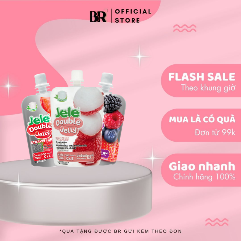 Nước Ép Trái Cây Thạch Jele Beautie Double Jelly 125g