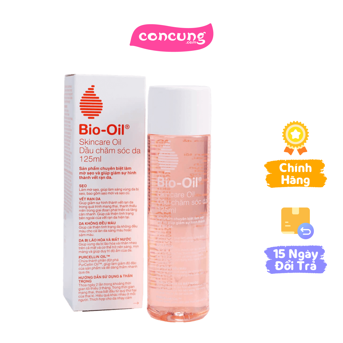 Dầu chăm sóc da giảm rạn và làm mờ sẹo Bio-Oil 125ml