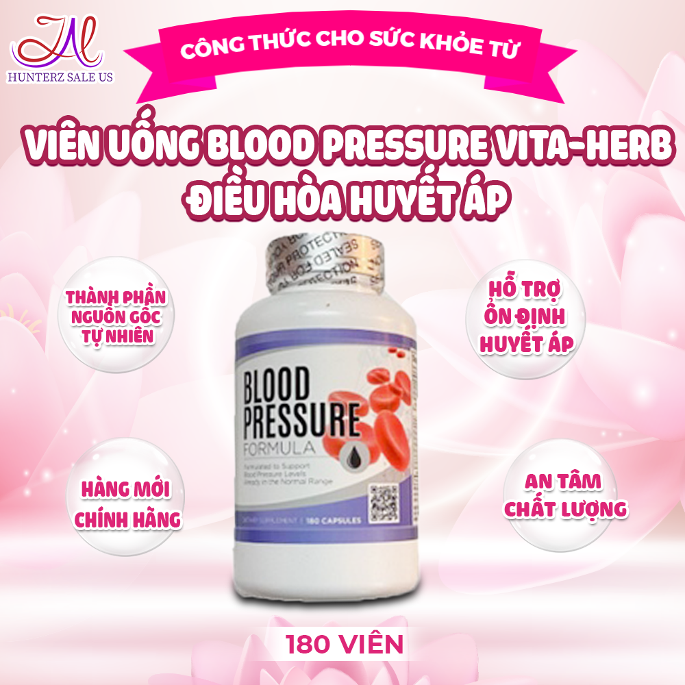 Viên uống điều hòa huyết áp blood pressure vitaherb