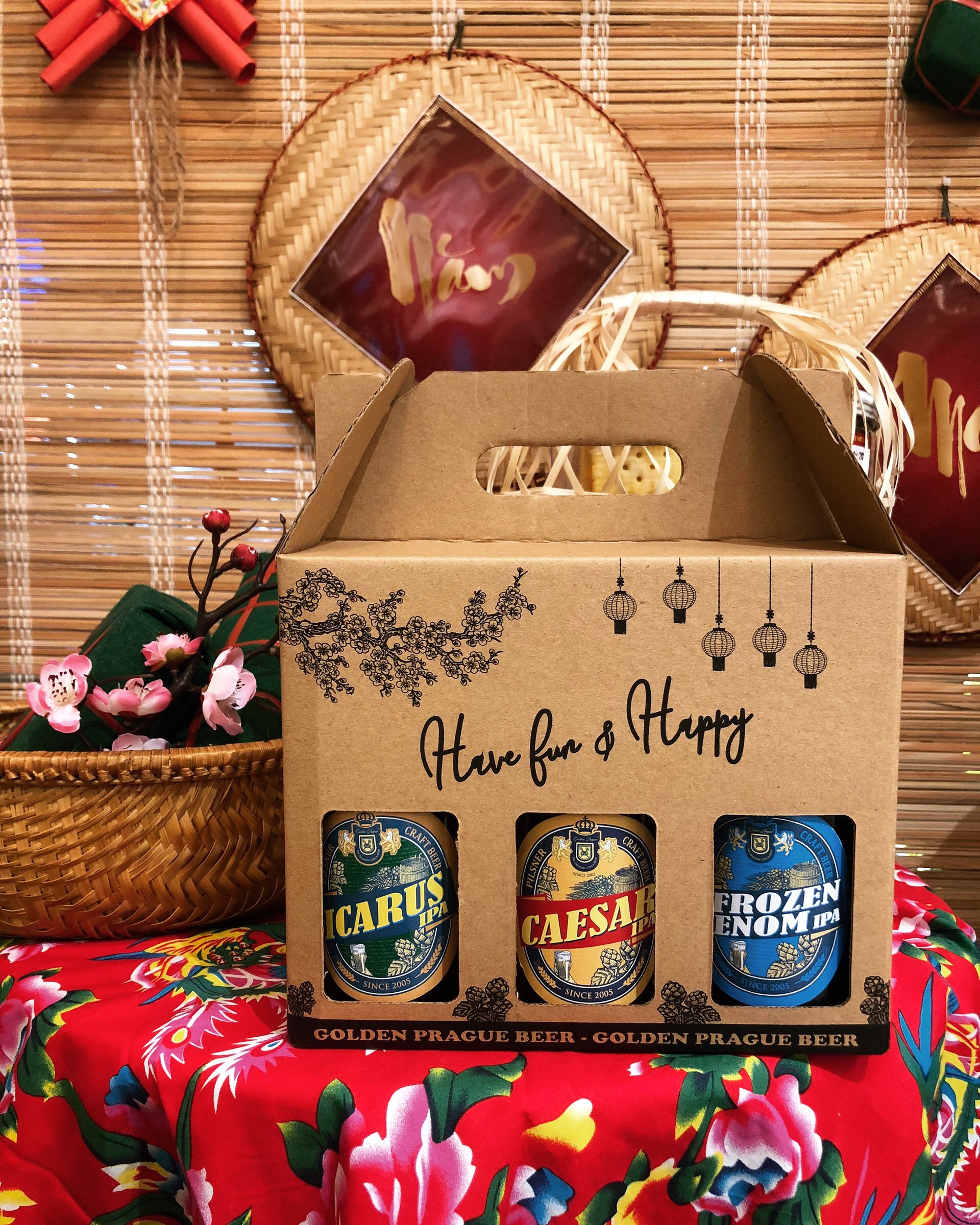 Pack 6 chai bia tươi thủ công nhiều loại/Craft Beer Mix