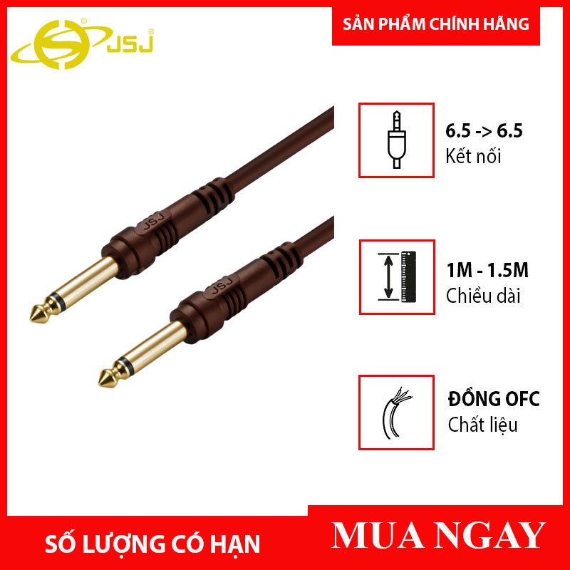 Dây 2 đầu 6 li dài 1m thẳng jsj-411 c