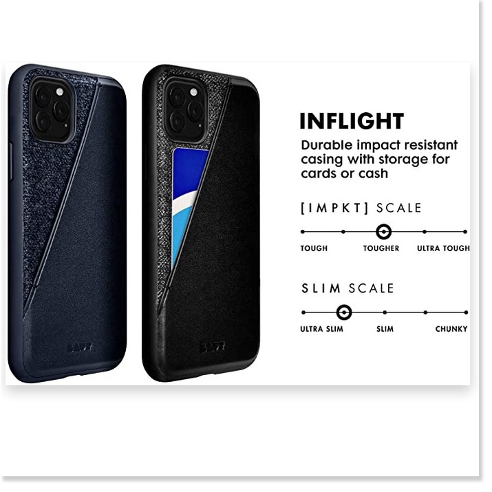 Ốp iPhone 11 11 Pro 11 Pro Max LAUT Inflight Card Hàng Chính Hãng