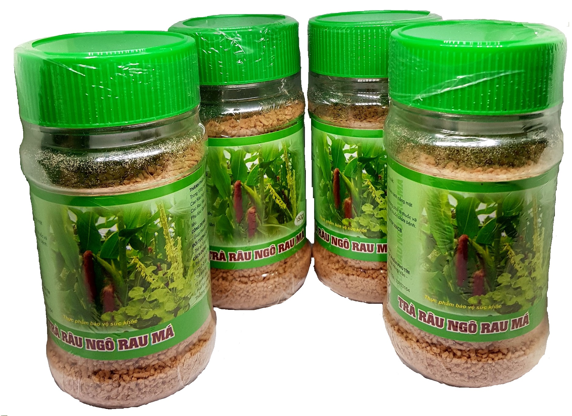 Combo 3 hộp Trà Râu Ngô Rau Má hộp 150gr Giúp thanh nhiệt, giải độc, mát gan, lợi tiểu.