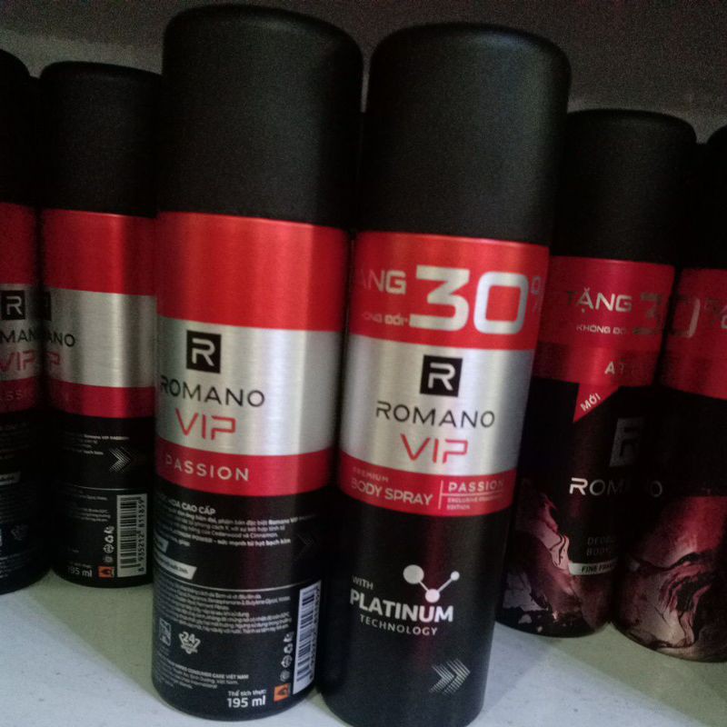Vip_ combo cặp xịt khử mùi toàn thân romano vip 150ml tiết kiệm hơn